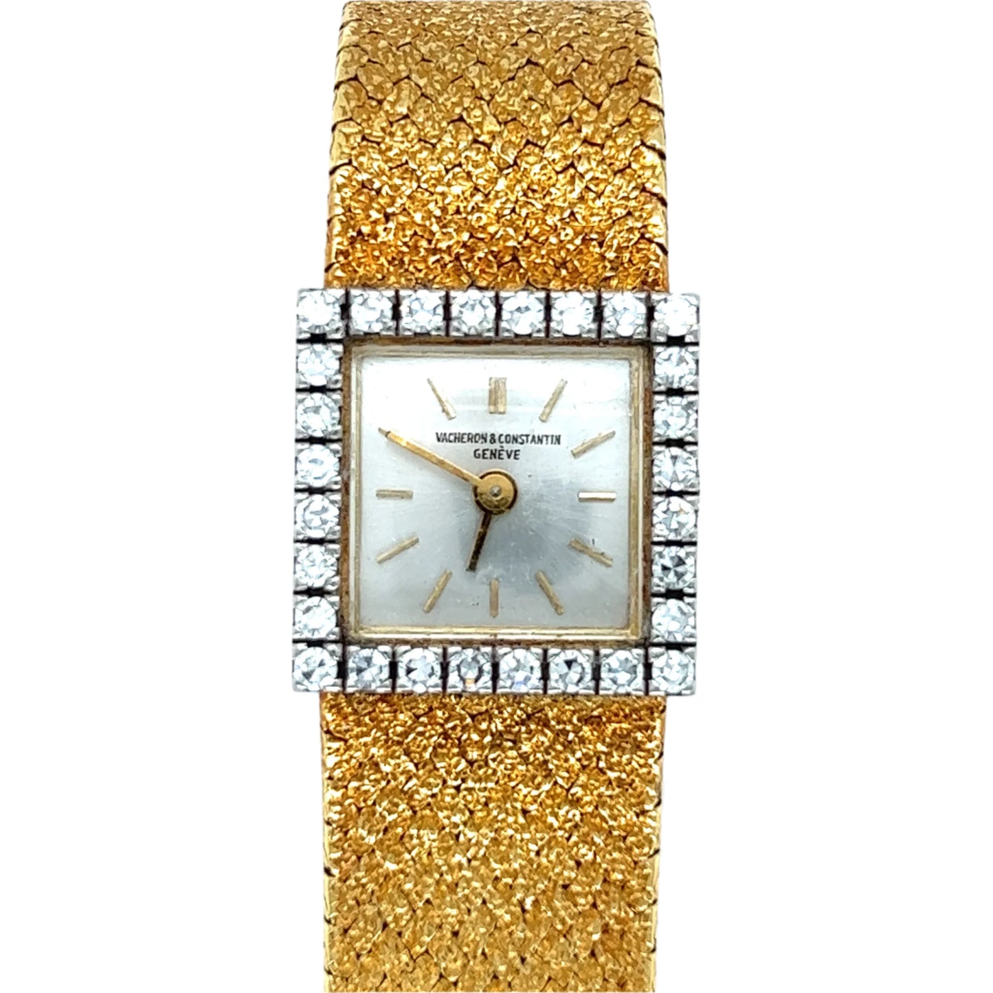 Vacheron Constantin Vintage Ladies Watch - 18K Yellow Gold, 28-Diamond Bezel